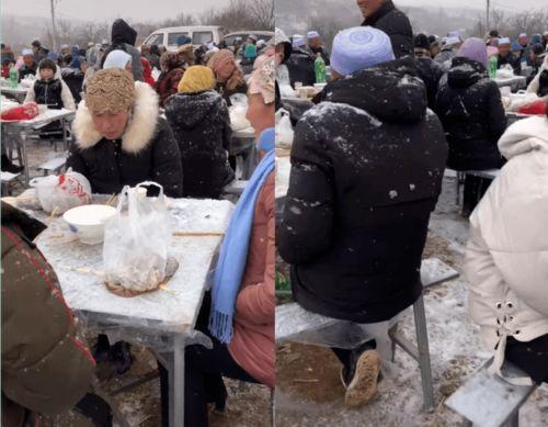 德州大雪吃瓜群众