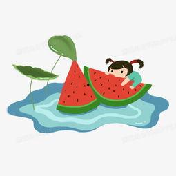 动漫夏日吃瓜头像,动漫风头像带你感受清凉一夏